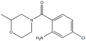 5-chloro-2-[(2-methylmorpholin-4-yl)carbonyl]aniline Struktur