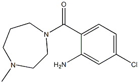 5-chloro-2-[(4-methyl-1,4-diazepan-1-yl)carbonyl]aniline Struktur