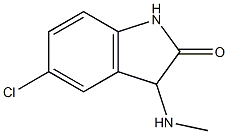 5-chloro-3-(methylamino)-1,3-dihydro-2H-indol-2-one Struktur