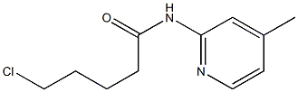 5-chloro-N-(4-methylpyridin-2-yl)pentanamide Struktur