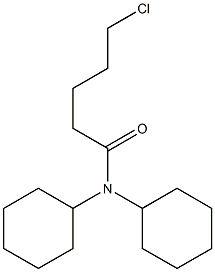 5-chloro-N,N-dicyclohexylpentanamide Struktur