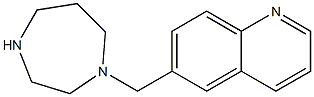 6-(1,4-diazepan-1-ylmethyl)quinoline Struktur