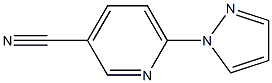 6-(1H-pyrazol-1-yl)pyridine-3-carbonitrile Struktur