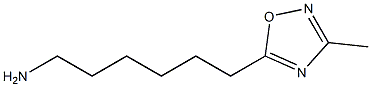 6-(3-methyl-1,2,4-oxadiazol-5-yl)hexan-1-amine Struktur