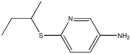 6-(butan-2-ylsulfanyl)pyridin-3-amine Struktur