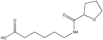 6-[(tetrahydrofuran-2-ylcarbonyl)amino]hexanoic acid Struktur