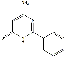 6-amino-2-phenyl-3,4-dihydropyrimidin-4-one Struktur