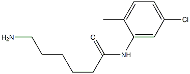 6-amino-N-(5-chloro-2-methylphenyl)hexanamide Struktur