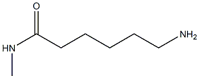 6-amino-N-methylhexanamide Struktur