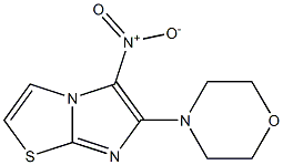 6-morpholin-4-yl-5-nitroimidazo[2,1-b][1,3]thiazole Struktur