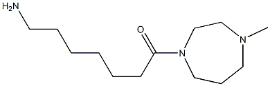 7-amino-1-(4-methyl-1,4-diazepan-1-yl)heptan-1-one Struktur