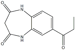 7-propanoyl-2,3,4,5-tetrahydro-1H-1,5-benzodiazepine-2,4-dione Struktur