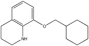 8-(cyclohexylmethoxy)-1,2,3,4-tetrahydroquinoline Struktur