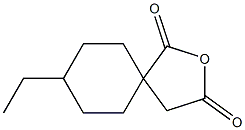 8-ethyl-2-oxaspiro[4.5]decane-1,3-dione Struktur