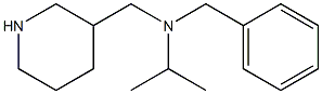 benzyl(piperidin-3-ylmethyl)propan-2-ylamine Struktur