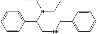 benzyl[2-(diethylamino)-2-phenylethyl]amine Struktur