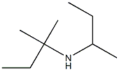 butan-2-yl(2-methylbutan-2-yl)amine Struktur