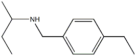 butan-2-yl[(4-ethylphenyl)methyl]amine Struktur