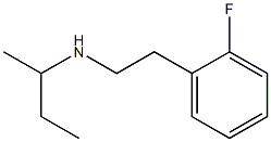 butan-2-yl[2-(2-fluorophenyl)ethyl]amine Struktur