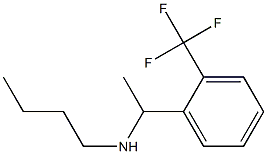 butyl({1-[2-(trifluoromethyl)phenyl]ethyl})amine Struktur