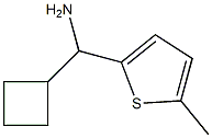 cyclobutyl(5-methylthiophen-2-yl)methanamine Struktur