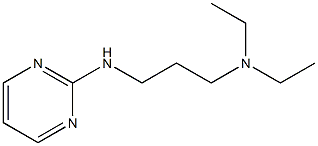 diethyl[3-(pyrimidin-2-ylamino)propyl]amine Struktur