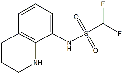 difluoro-N-(1,2,3,4-tetrahydroquinolin-8-yl)methanesulfonamide Struktur