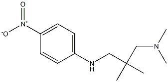 dimethyl(2-methyl-2-{[(4-nitrophenyl)amino]methyl}propyl)amine Struktur