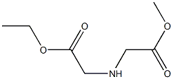 ethyl 2-[(2-methoxy-2-oxoethyl)amino]acetate Struktur