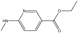 ethyl 6-(methylamino)pyridine-3-carboxylate Struktur