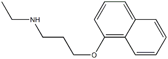 ethyl[3-(naphthalen-1-yloxy)propyl]amine Struktur