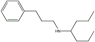 heptan-4-yl(3-phenylpropyl)amine Struktur