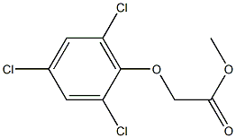 methyl 2-(2,4,6-trichlorophenoxy)acetate Struktur