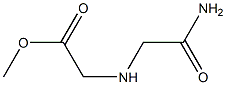 methyl 2-[(carbamoylmethyl)amino]acetate Struktur