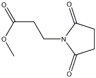 methyl 3-(2,5-dioxopyrrolidin-1-yl)propanoate Struktur