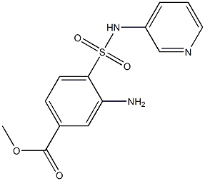 methyl 3-amino-4-(pyridin-3-ylsulfamoyl)benzoate Struktur