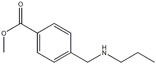 methyl 4-[(propylamino)methyl]benzoate Struktur