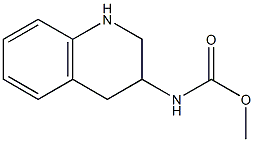 methyl N-(1,2,3,4-tetrahydroquinolin-3-yl)carbamate Struktur