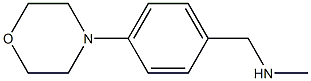 methyl({[4-(morpholin-4-yl)phenyl]methyl})amine Struktur