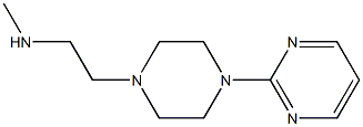 methyl({2-[4-(pyrimidin-2-yl)piperazin-1-yl]ethyl})amine Struktur