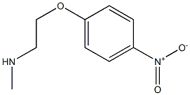 methyl[2-(4-nitrophenoxy)ethyl]amine Struktur