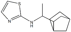 N-(1-{bicyclo[2.2.1]heptan-2-yl}ethyl)-1,3-thiazol-2-amine Struktur