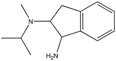 N-(1-amino-2,3-dihydro-1H-inden-2-yl)-N-isopropyl-N-methylamine Struktur