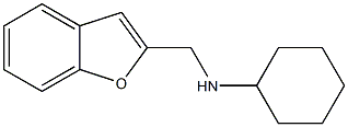 N-(1-benzofuran-2-ylmethyl)cyclohexanamine Struktur