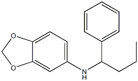 N-(1-phenylbutyl)-2H-1,3-benzodioxol-5-amine Struktur