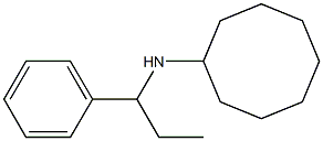 N-(1-phenylpropyl)cyclooctanamine Struktur