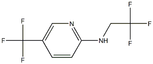 N-(2,2,2-trifluoroethyl)-5-(trifluoromethyl)pyridin-2-amine Struktur