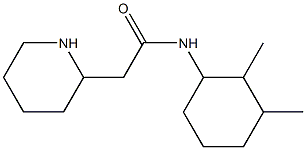 N-(2,3-dimethylcyclohexyl)-2-(piperidin-2-yl)acetamide Struktur