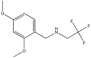 N-(2,4-dimethoxybenzyl)-N-(2,2,2-trifluoroethyl)amine Struktur