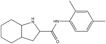 N-(2,4-dimethylphenyl)octahydro-1H-indole-2-carboxamide Struktur